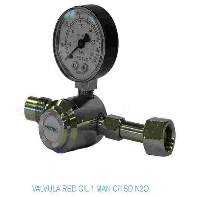 VALV RED CIL 1 MAN C/1S P/ OXIDO NITROSO