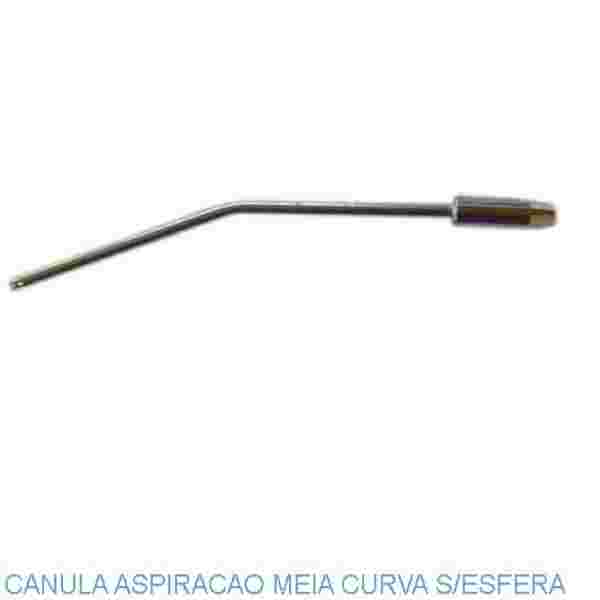 CANULA P/ ASPIRADOR MEIA CURVA S/ ESFERA